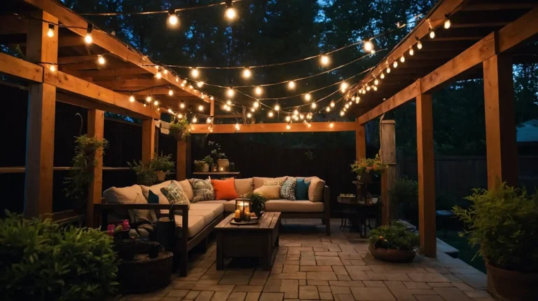 27 Backyard Patio String Light Ideas