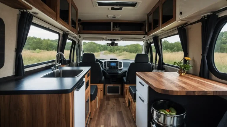 27 Space-Saving Camper Van Kitchen Layouts Ideas