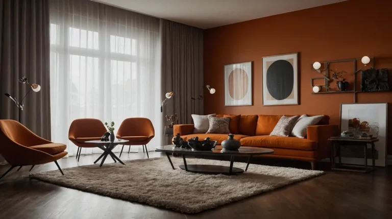31 Burnt Orange Living Room Ideas