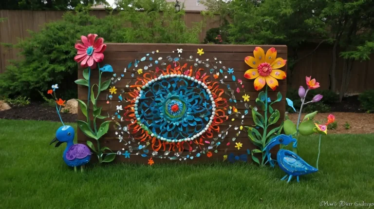 25 DIY Yard Art Ideas That Transform Your Garden Into an Outdoor Gallery