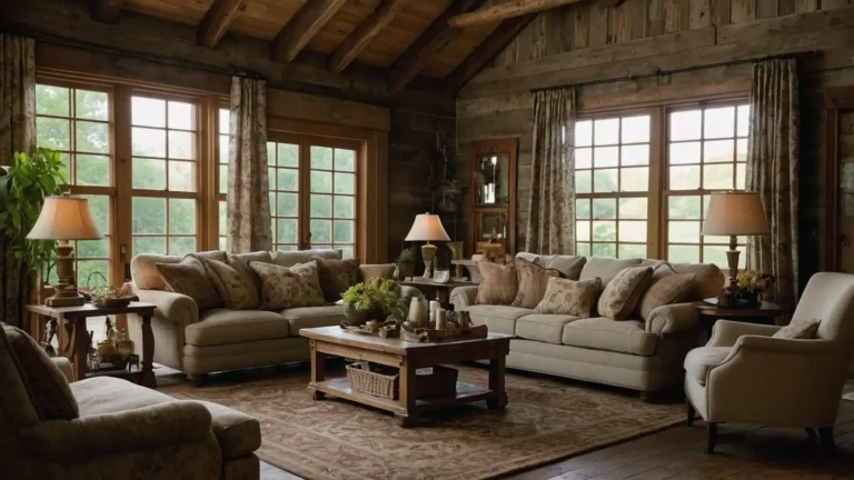 27 Lovely Country Living Room Ideas