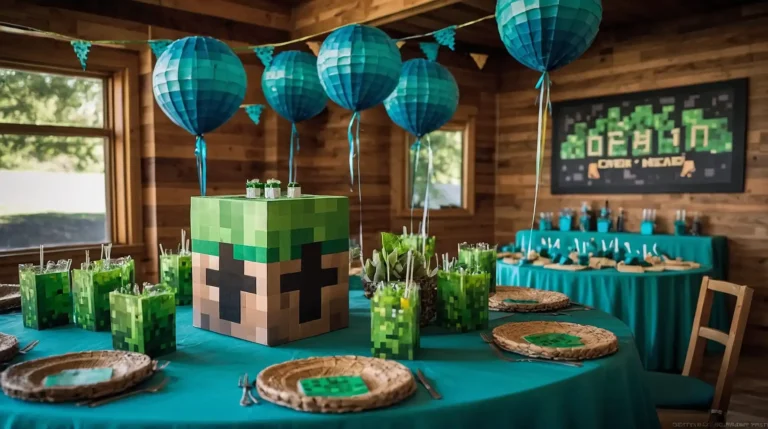 21 Minecraft Party Décor Ideas With Party Plan