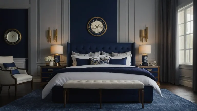 27 Navy Bedroom Ideas