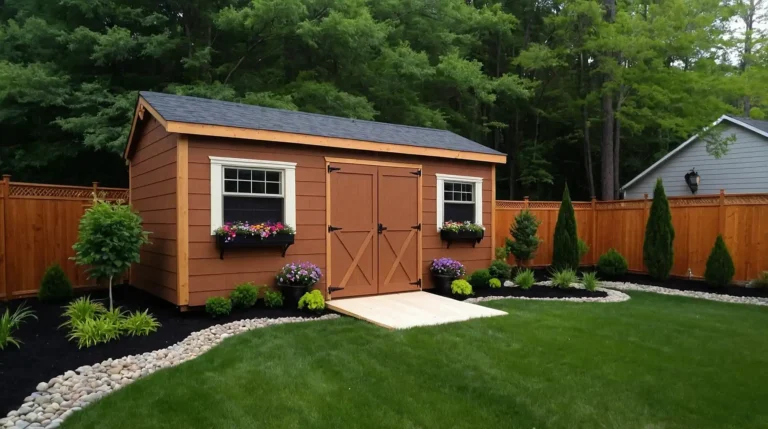 29 Shed Landscaping Ideas: Transform Your Backyard Storage