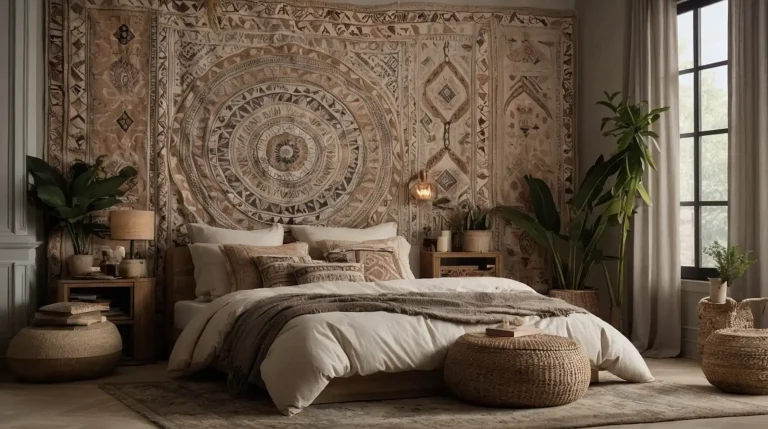 29 Stunning Neutral Boho Bedrooms Ideas