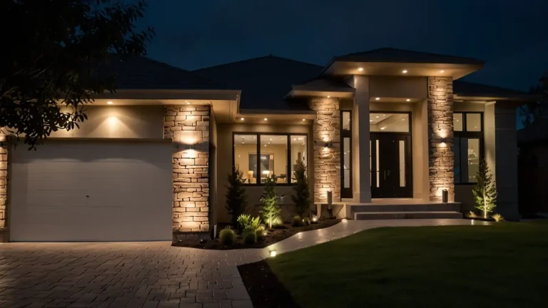 27 Modern Front of the House Lighting Ideas